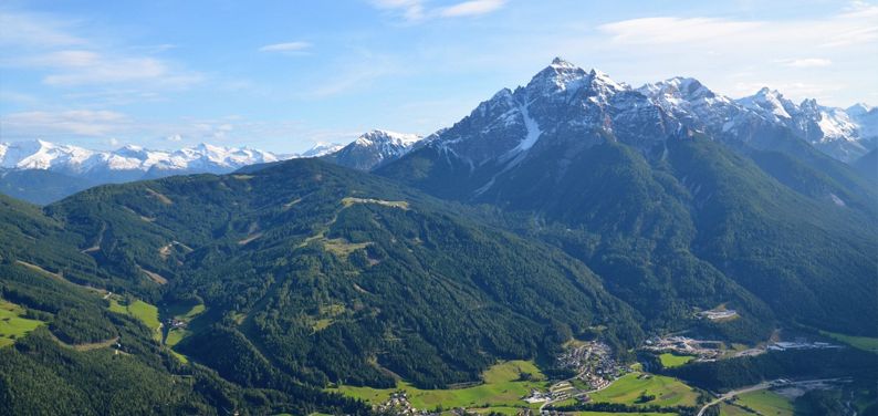 A splendid view of the Austrian Alps.